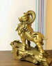 《領(lǐng)頭羊純黃銅羊擺件十二生肖羊辦公室裝飾喬遷升職開(kāi)業(yè)工藝禮品 小號領(lǐng)頭羊19*9*20cm 曬單實(shí)拍圖
