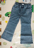 巴拉巴拉童裝兒童牛仔褲女童時(shí)髦洋氣喇叭褲秋季長(zhǎng)褲百搭舒適褲子 牛仔中藍(lán)88201 105 曬單實(shí)拍圖