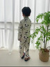 小熊傳說(shuō)兒童睡衣男童家居服套裝全棉A類(lèi)童裝衣服小香風(fēng) （印花純棉）米黃熊貓 100 cm/65碼 曬單實(shí)拍圖