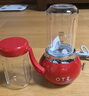 OTE榨汁機小型家用玻璃迷你果汁多功能自動(dòng)果蔬便攜電動(dòng)奶昔榨汁杯禮物 濃烈中國紅【單杯】 加厚2.8mm高硼硅玻璃杯身 曬單實(shí)拍圖