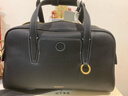 Songmont【文淇同款】山下有松循跡胎牛皮保齡球包波士頓手提包 煙墨黑 小牛皮 現貨 曬單實(shí)拍圖