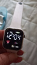 其他品牌高顏值LED手表時(shí)尚方形學(xué)生科技感超強夜光數字個(gè)性運動(dòng) 白色 曬單實(shí)拍圖