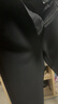 羅蒙（ROMON）西裝休閑褲商務(wù)通勤風(fēng)加厚保暖秋冬季高彈免燙正裝長(cháng)褲子男 黑 32 曬單實(shí)拍圖