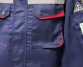 AETEL防靜電工作服套裝男夏長(cháng)袖勞保服電焊汽修工程服定制 藏藍180 曬單實(shí)拍圖