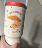 蘇泊爾黃油小熊聯(lián)名保溫杯女學(xué)生大容量冰霸杯陶瓷內(nèi)膽車(chē)載吸管水杯禮物 曬單實(shí)拍圖