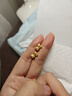 賽菲爾生日禮物黃金耳釘女足金甜美蝴蝶結耳飾 直針款 約1.68克 曬單實(shí)拍圖