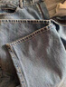 優(yōu)衣庫合作款女裝直筒牛仔褲/水洗產(chǎn)品休閑褲子25春夏新款476209 65 寶藍色 28 /160/70A 曬單實(shí)拍圖