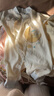 愛(ài)寶適嬰兒連體衣a類(lèi)純棉春秋寶寶衣服爬服外出服和尚服月亮熊73cmT214 曬單實(shí)拍圖