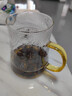 耐高溫公道杯簡(jiǎn)易泡茶杯大容量煮茶公杯家用可過(guò)濾茶海茶水分離器 黃把直身月牙杯 450ml 1只 曬單實(shí)拍圖