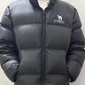 駱駝?dòng)鸾q服男防潑水鴨絨男女加厚戶(hù)外防寒冬季面包服外套女 黑色 男女同款,7674B L 曬單實(shí)拍圖