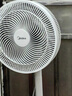 美的（Midea）電風(fēng)扇家用7葉落地扇搖頭電風(fēng)扇循臥室宿舍輕音風(fēng)扇臺式桌面小型風(fēng)扇臺地兩用升級款 白色丨7葉臺地兩用 曬單實(shí)拍圖
