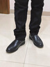 Clarks其樂(lè )牛皮休閑皮鞋男鞋商務(wù)通勤樂(lè )福鞋英倫經(jīng)典春夏一腳蹬皮鞋男 黑色261780447 39 曬單實(shí)拍圖