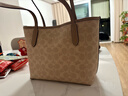 蔻馳（COACH）【品牌直供】女士CITY23小號單肩托特包拼色CU759 曬單實(shí)拍圖