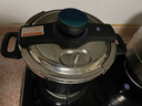 蘇泊爾（SUPOR）防爆高壓鍋304不銹鋼巧易開(kāi)6.0L壓力鍋22cm燃氣電磁爐通用 帶蒸格 曬單實(shí)拍圖