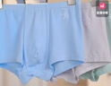 久歲伴兒童內褲男童平角褲抑菌莫代爾中大童男孩青少年透氣高彈四角短褲 淺藍+淺灰+淺綠/ 3條 【莫代爾】熱賣(mài) 180 身高175-185體重135-145斤 曬單實(shí)拍圖