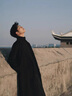 鵲笙半高領(lǐng)毛衣男2025冬季新款潮流保暖打底衫寬松休閑針織衫線(xiàn)衣外套 白色【加絨加厚】半高領(lǐng) XL 【建議115-130斤左右】 曬單實(shí)拍圖