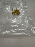 周六福（ZLF）黃金耳飾女款足金閃砂金秋月桂系列桂花玉兔耳釘 計價 一對-1.87g 曬單實拍圖