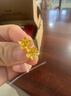 周六福黃金耳釘女足金999花卉耳飾耳針節日禮物 計價(jià) 2.23g 曬單實(shí)拍圖