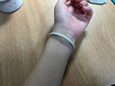 七度（SEVEN DEGREE）古法手鐲女9999足銀素圈鐲子閉口實(shí)心輕奢經(jīng)典手環(huán)教師節禮物正品 曬單實(shí)拍圖