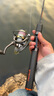 哈斯達（HISTAR）蝴蝶路亞竿微物超軟彈射實(shí)心白條馬口竿魚(yú)竿套裝紡車(chē)輪路亞竿全套 1.68m - UL直柄單竿【富士導環(huán)】 曬單實(shí)拍圖