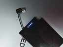 索麥克超薄充電寶3C上飛機自帶線(xiàn)卡片式石墨烯移動(dòng)電源10000毫安適用蘋(píng)果華為手機超輕小巧迷你版大容量 升級超薄【磨砂黑】3000毫安+自帶線(xiàn)TYPE-C 曬單實(shí)拍圖