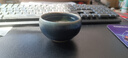 蓼風(fēng)軒2023茶杯建盞茶盞主人杯品茗杯七彩天目盞茶碗個(gè)人杯單杯陶瓷 藍龍鱗禪定盞 160ml 曬單實(shí)拍圖