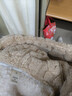 俞兆林睡袍女加厚珊瑚絨秋冬季睡衣可愛(ài)貍貓連帽帶褲子長(cháng)款袍套裝家居服 曬單實(shí)拍圖