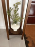 小匠材實(shí)木中式花臺陽(yáng)臺架子中古風(fēng)置物架落地式裝飾擺件客廳多層花架子 曬單實(shí)拍圖