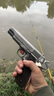 【美規外貿】正品黑曼巴1911全金屬玩具槍拆卸快拆發(fā)射器成人禮物 正品美規黑曼巴鎢鋼色-1911 曬單實(shí)拍圖