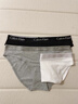 Calvin Klein內衣女士三條裝經(jīng)典提花腰邊ck舒適棉質(zhì)微彈性感比基尼三角內褲女 MP1-太空黑/椰青灰/月光白 3條 S 尺碼偏大，建議拍小一碼 曬單實(shí)拍圖
