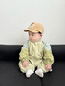 G.DUCKKIDS小黃鴨童裝嬰兒連體衣春秋季新生兒衣服秋裝男寶寶外出服秋季爬服 綠色 80cm 80尺碼建議9-12個(gè)月cm 曬單實(shí)拍圖