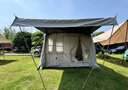 牧高笛（MOBIGARDEN）假日山居5.9 戶(hù)外露營(yíng)屋型大空間防雨防曬速開(kāi)帳篷 【地墊套餐】假日山居5.9 晨霧白+地墊 曬單實(shí)拍圖