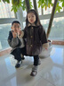 G.duck小黃鴨童裝女童外套冬季2024新款加厚兒童皮衣小女孩時(shí)尚衣服保暖 咖色 130 （建議身高120cm 8-9歲）cm 曬單實(shí)拍圖