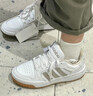 adidas ENTRAP美式校園風(fēng)低幫運動(dòng)板鞋少年感復古籃球鞋阿迪達斯 白/金色   37 曬單實(shí)拍圖