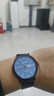 (0.01)正品全自動(dòng)非機械手表男士學(xué)生韓版時(shí)尚潮雙日歷防水夜光超薄石英 069黑網(wǎng)帶藍底 曬單實(shí)拍圖