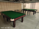 PNT臺球桌【送貨包安裝】標準中式黑八大理石成人家用高檔球房用 9尺 大理石球桌【棕色經(jīng)典款】 曬單實(shí)拍圖
