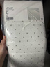 宜家（IKEA）LENAST雷納斯特寶寶防撞床圍頭保護安全靠墊嬰兒床護欄 帶有圓點(diǎn)/白色灰色60x120cm 曬單實(shí)拍圖