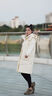 BOSIDENG25新款羽絨服女中長(cháng)款90絨連帽時(shí)尚休閑厚冬季保暖外套B250245252 珠光米7F87 S 160/84A 體重約100-110斤 曬單實(shí)拍圖