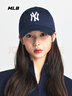 MLB帽子男女軟頂棒球帽虞書欣明星同款運動鴨舌帽3ACP6601N-50NYS-F 曬單實拍圖