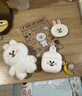 漫步者（EDIFIER）LINE FRIENDS 聯(lián)名款限定耳機禮盒 Zero Air 真無(wú)線(xiàn)藍牙耳機 可妮兔款 曬單實(shí)拍圖