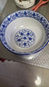 青花瓷7英寸面碗家用大碗防燙加高加厚拉面牛肉面炸醬面湯碗燴面 7英寸青花瓷面碗-4個(gè)裝 曬單實(shí)拍圖