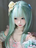 薄荷奶綠色假發(fā)高層次長(cháng)直發(fā)若葉睦女cos日常顯白lolita假發(fā)頭套 薄荷綠高層次 長(cháng)發(fā) 60cm 送發(fā)網(wǎng) 曬單實(shí)拍圖