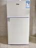 長(cháng)城（GREAT WALL FRIDGE）復古冰箱家用迷你小冰箱小型冷凍冷藏保鮮宿舍出租房辦公室節能省電雙開(kāi)門(mén)電冰箱 月光白108L【一級能效 全國聯(lián)?！?曬單實(shí)拍圖