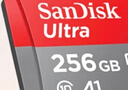 閃迪（SanDisk）TF卡 監控內存卡行車(chē)記錄儀存儲卡手機內存MicroSD卡 至尊高速 256G【送讀卡器】 150MB/S A1 曬單實(shí)拍圖