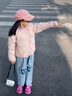 史努比男童羽絨服冬款2026新款冬季校服神器兒童輕薄內膽外套女童上衣服 【羽絨服內膽】淺粉 160 曬單實(shí)拍圖