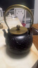 束氏生鐵壺可加熱日本工藝茶壺燒水煮茶壺泡茶壺鑄鐵壺茶具 曬單實(shí)拍圖