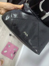 FILA【月牙包】斜挎包抗菌內里女包2025秋季新款休閑單肩包百搭腋下包 正黑色-BK XS 曬單實(shí)拍圖
