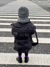 迪士尼（Disney）兒童羽絨服男童冬裝2024新款寶寶棉襖衣服男孩中長(cháng)款冬季加厚外套 黑色 90cm(建議身高85左右) 曬單實(shí)拍圖