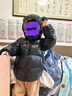 高梵兒童羽絨服黑金5.0鵝絨服男女童寶寶輕薄短款面包服保暖羽絨外套 YT黑色-小熊耳朵 【預售11月25日后發(fā)貨】 110 【飛天鵝絨】 曬單實(shí)拍圖