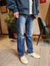 Levi's【商場(chǎng)同款】李維斯冬暖系列25秋冬新款男士505直筒牛仔褲00505 深藍色 29 (32) 曬單實(shí)拍圖